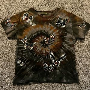Used Valentino embroidered butterfly T-shirt